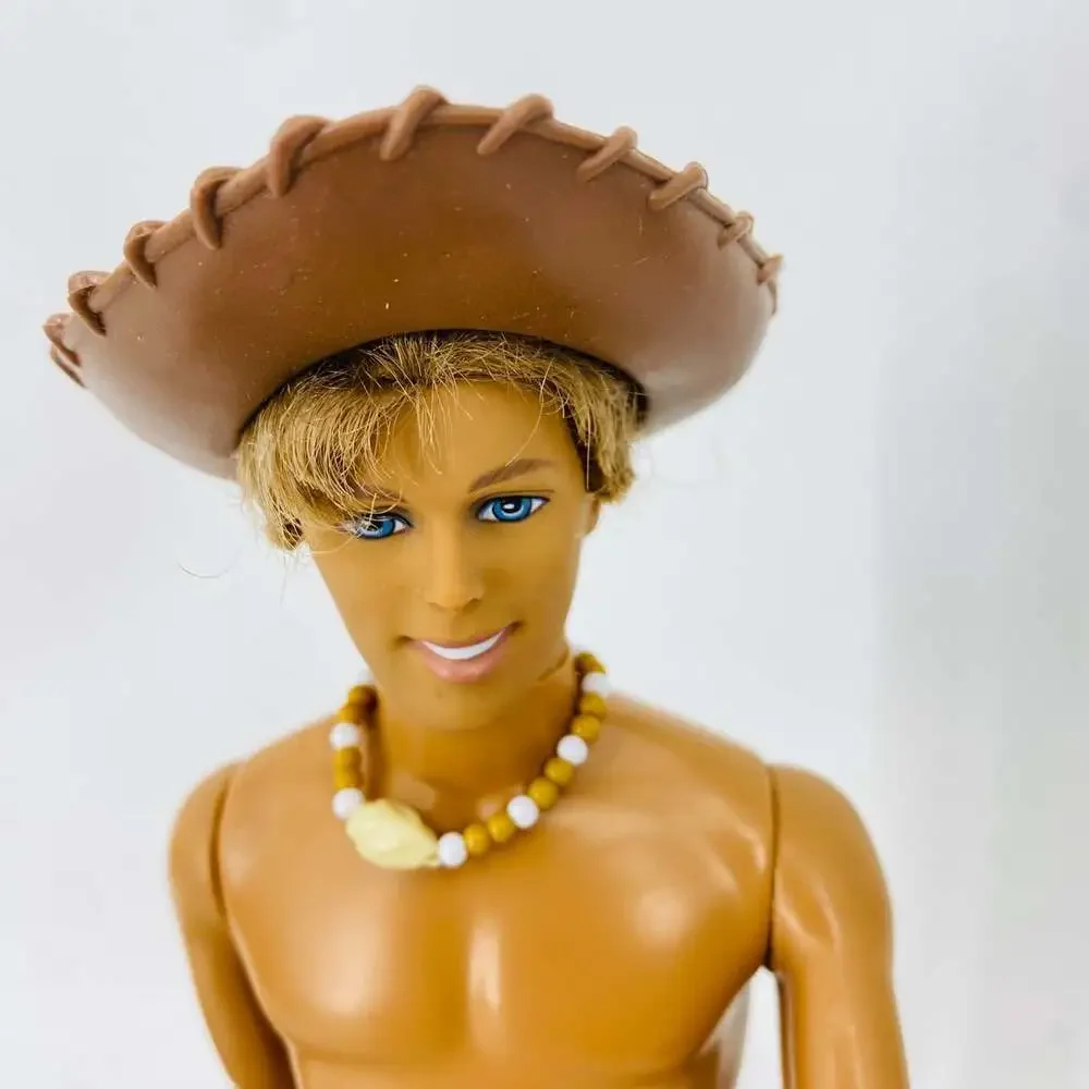 Vintage Barbie Ken Doll Lot of 3 1968 Mattel Blonde Brown Hair Nude